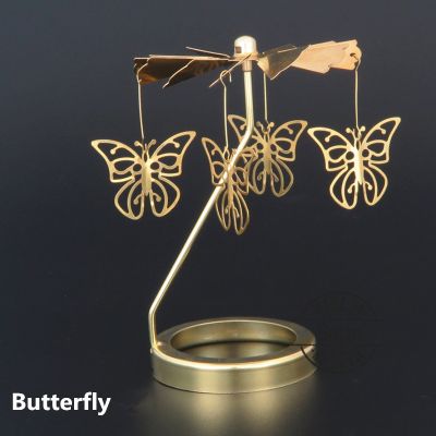 Rotary Metal Candle Holder,Spinning Tealight